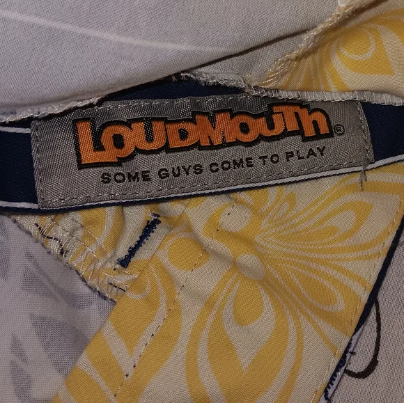 Loudmouth New York Yankees Pin Stripe Authentic Baseball Shorts Vintage
